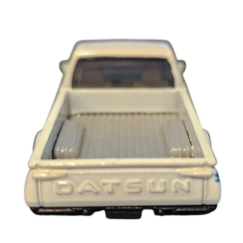 Hot Wheels Datsun 620 Die-Cast Pickup Truck Toy Model White Racing Stripes 2013